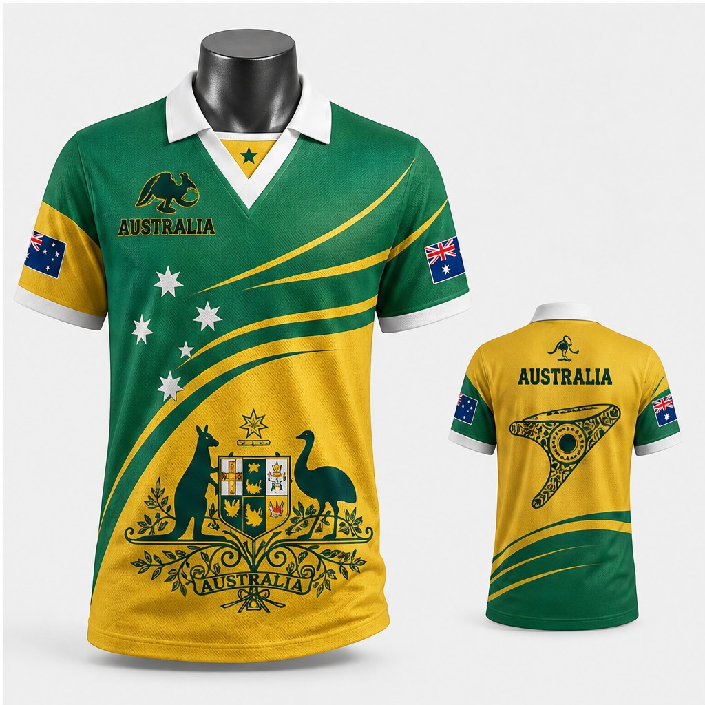 Kaos Pria Australia Kangaroo S - Mens Fashion Australia ulasan dan harga