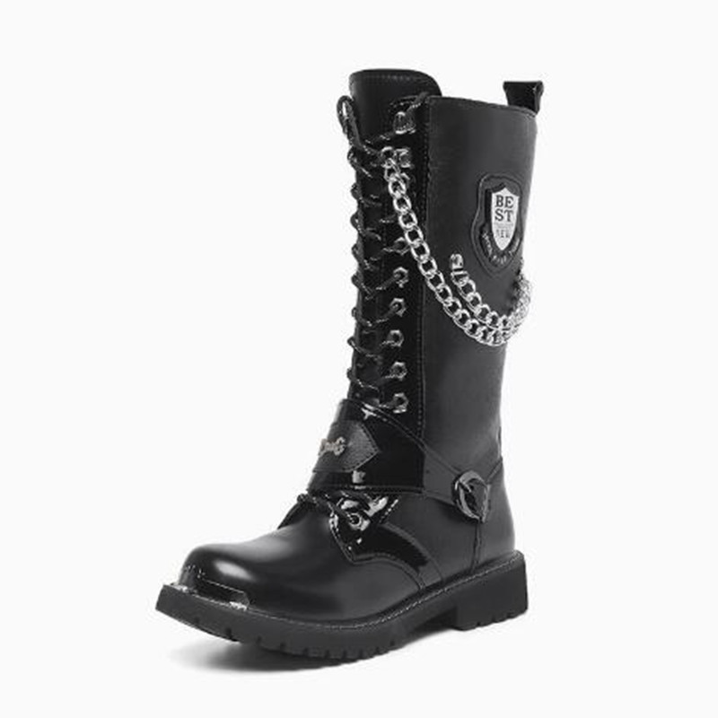 Sepatu Bot Motor Pria Model Mi - Mens Fashion Combat Boots ulasan dan harga